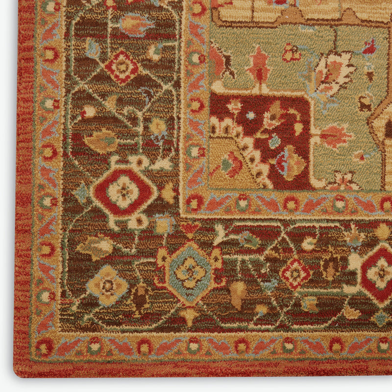 media image for living treasures rust rug by nourison nsn 099446669568 6 246