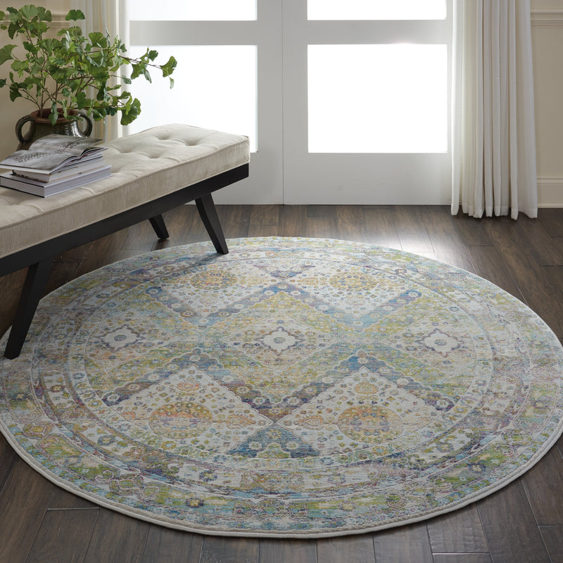 media image for ankara global blue green rug by nourison 99446457127 redo 5 217