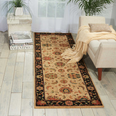 product image for living treasures ivory black rug by nourison nsn 099446670465 10 10