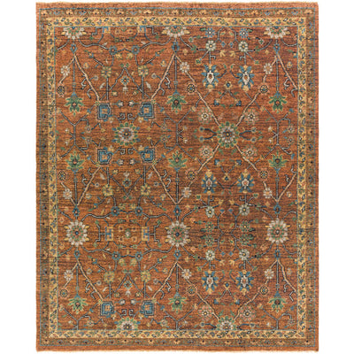 product image for Reign Nz Wool Dark Brown Rug Flatshot 2 Image 1