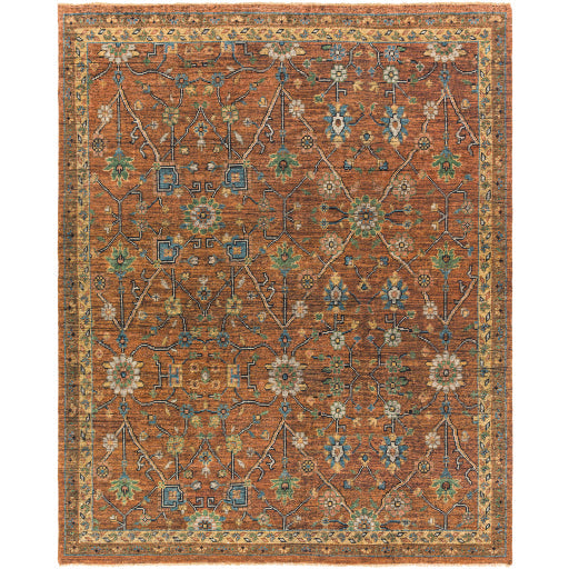 media image for Reign Nz Wool Dark Brown Rug Flatshot 2 Image 212