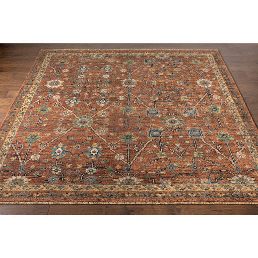 media image for Reign Nz Wool Dark Brown Rug Corner Image 255