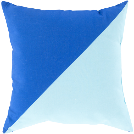 Rain Cobalt & Sky Blue Pillow design by Sury