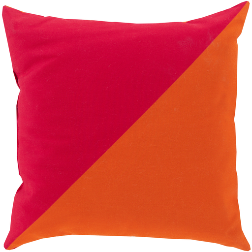 Rain Hot Pink & Tangerine Pillow