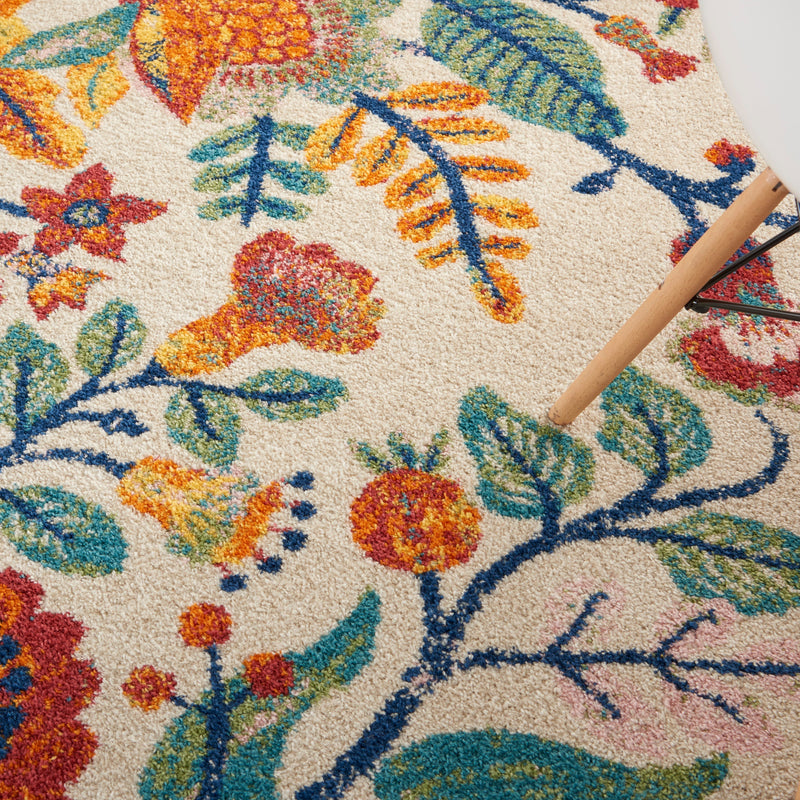 media image for allur ivory multicolor rug by nourison 99446839459 redo 5 229