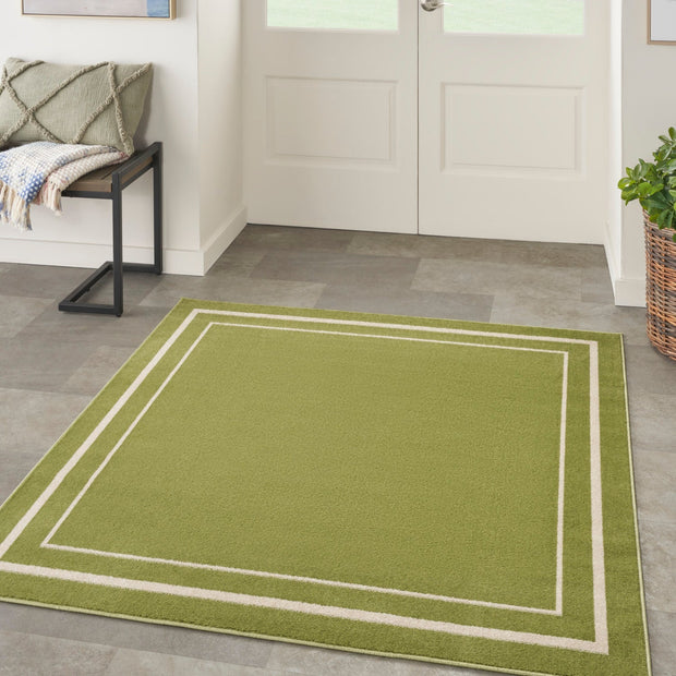 Nourison Home Nourison Essentials Green Ivory Contemporary Rug By Nourison Nsn 099446137975 18