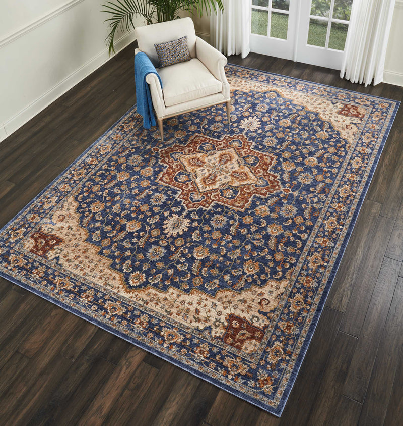 media image for lagos blue rug by nourison 99446390301 redo 6 277