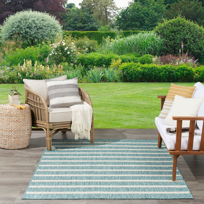 media image for Nourison Home Positano Aqua Ivory Modern Rug By Nourison Nsn 099446903174 9 240