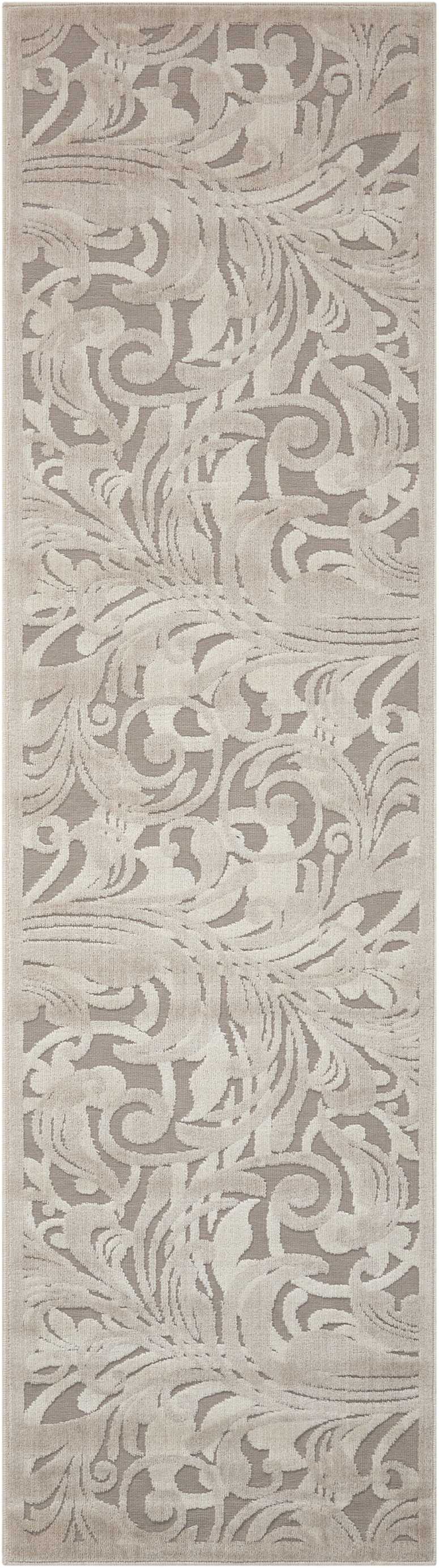 media image for graphic illusions grey camel rug by nourison nsn 099446117731 2 271