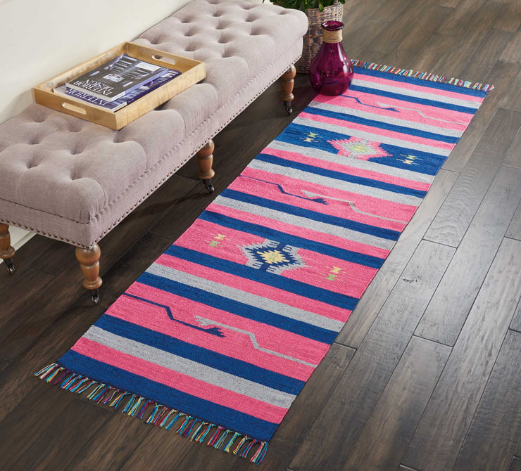baja handmade pink blue rug by nourison 99446395399 redo 5