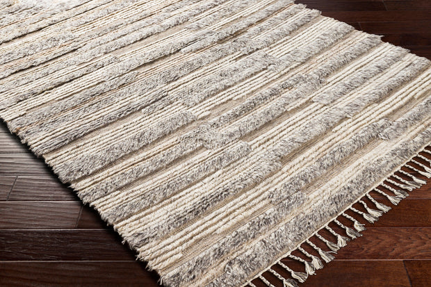 Sahara SAH-2305 Hand Knotted Rug in Beige & Taupe