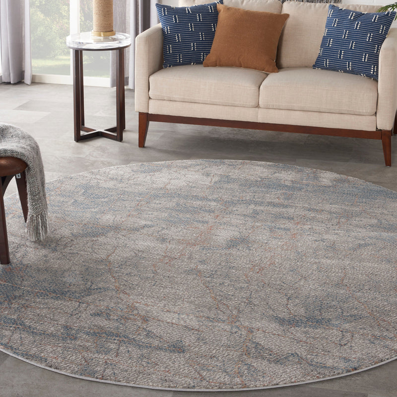 media image for rustic textures light grey blue rug by nourison 99446799449 redo 5 243