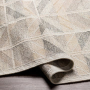 Scandi Viscose Charcoal Rug Fold Image