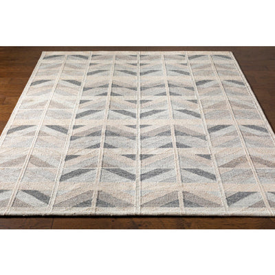 product image for Scandi Viscose Charcoal Rug Corner Image 56