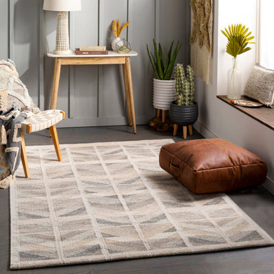 product image for Scandi Viscose Charcoal Rug Roomscene Image 19