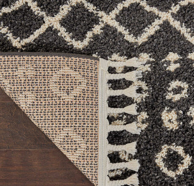 product image for moroccan shag charcoal rug by nourison nsn 099446462459 3 93