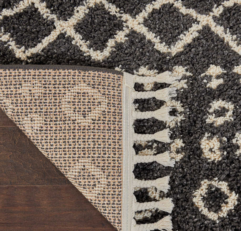 media image for moroccan shag charcoal rug by nourison nsn 099446462459 3 287