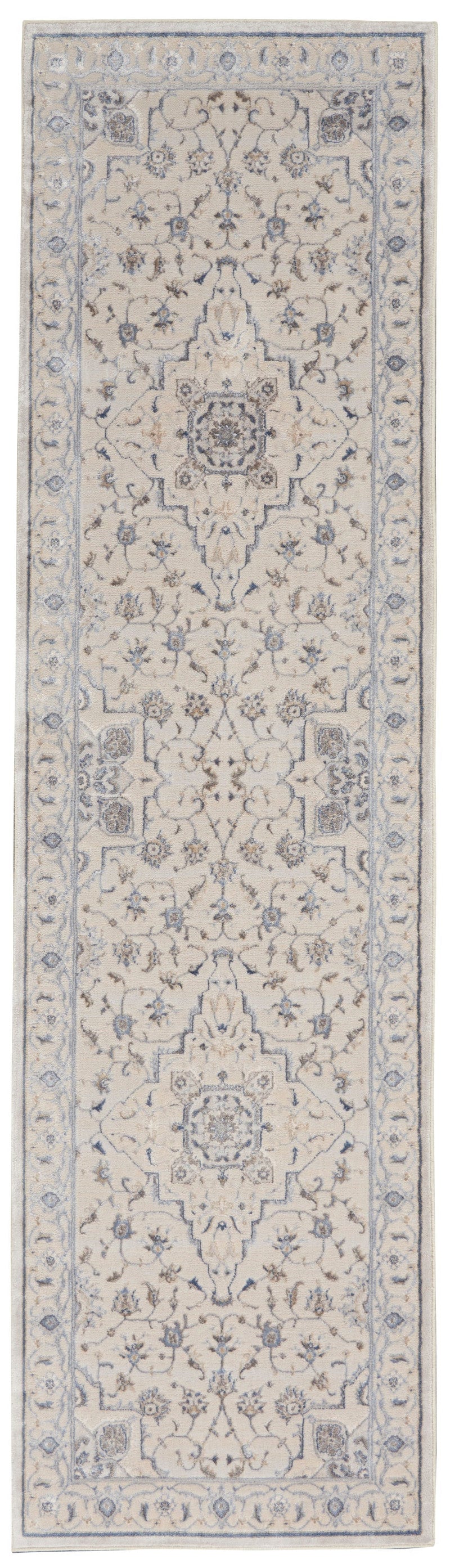 media image for silky textures ivory grey rug by nourison 99446710475 redo 2 254