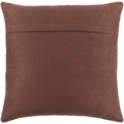 Sheffield Leather Dark Brown Pillow Alternate Image 2