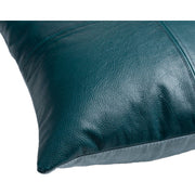 Sheffield Leather Denim Pillow Corner Image 3