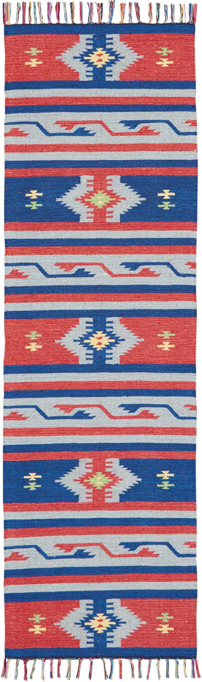 baja handmade blue red rug by nourison 99446395733 redo 2