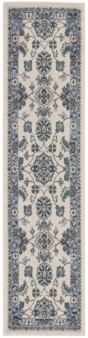 Nourison Essentials Indoor Outdoor Ivory Blue Persian Rug By Nourison Nsn 099446940971 2