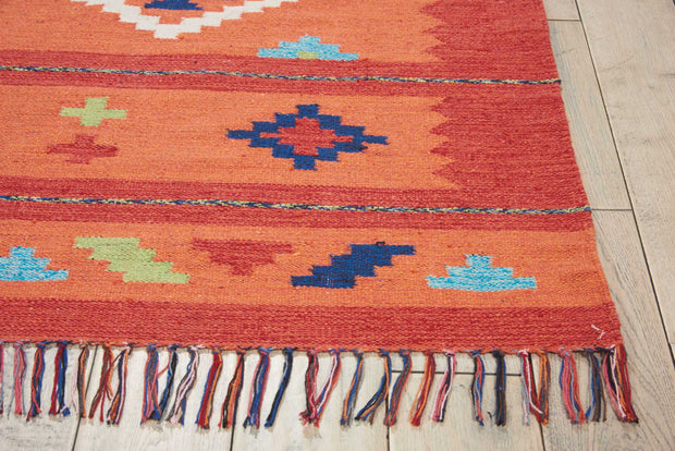 baja handmade orange red rug by nourison 99446395559 redo 3