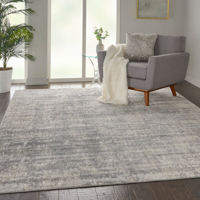 product image for rustic textures ivory silver rug by nourison 99446476104 redo 7 88