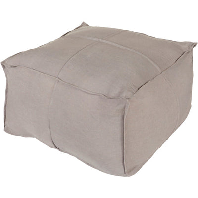 product image for Solid Linen Linen Pouf in Various Colors Flatshot Image 36