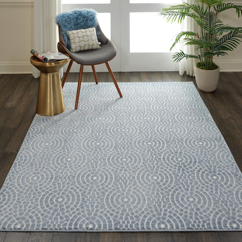 media image for urban chic light blue rug by nourison 99446426352 redo 4 218