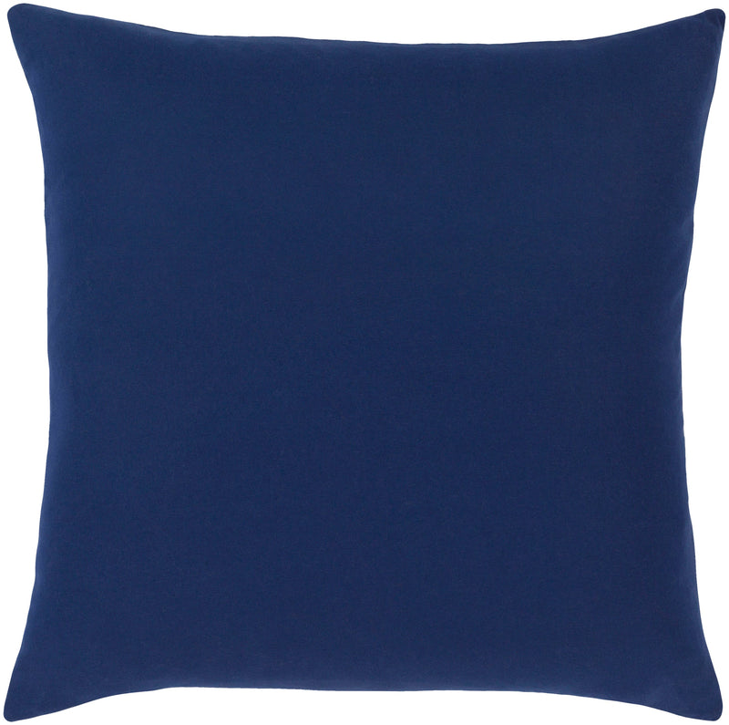 media image for Sanya Bay SNY-003 Jacquard Pillow in Navy & Ivory 283