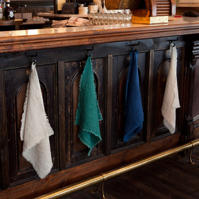 product image for Solid Linen Napkin Set of 4 in Salmon 93