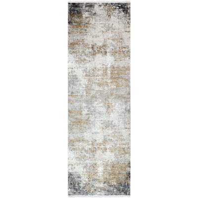 product image for Solar Viscose Medium Gray Rug Flatshot 4 Image 8