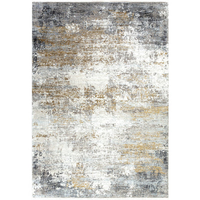 product image for Solar Viscose Medium Gray Rug Flatshot 2 Image 95