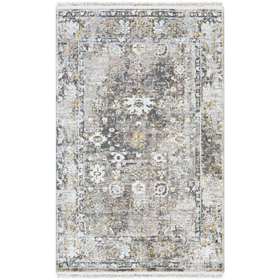 product image for Solar Viscose Charcoal Rug Flatshot 3 Image 91