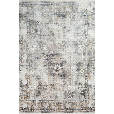 product image for Solar Viscose Charcoal Rug Flatshot Image 68