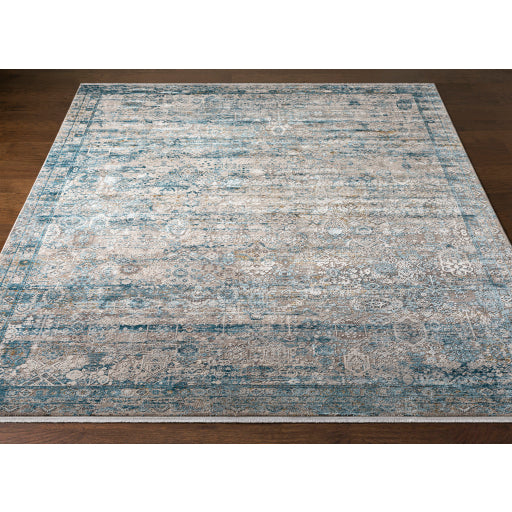 media image for Solar Viscose Medium Gray Rug Corner Image 245