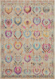 vintage kashan ivory multicolor rug by nourison 99446455628 redo 1