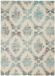tranquil ivory turquoise rug by nourison nsn 099446399335 1