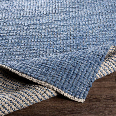 product image for Sierra Wool Pale Blue Rug Fold Image 83