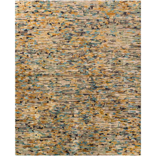 media image for Seda Viscose Saffron Rug Flatshot 2 Image 26