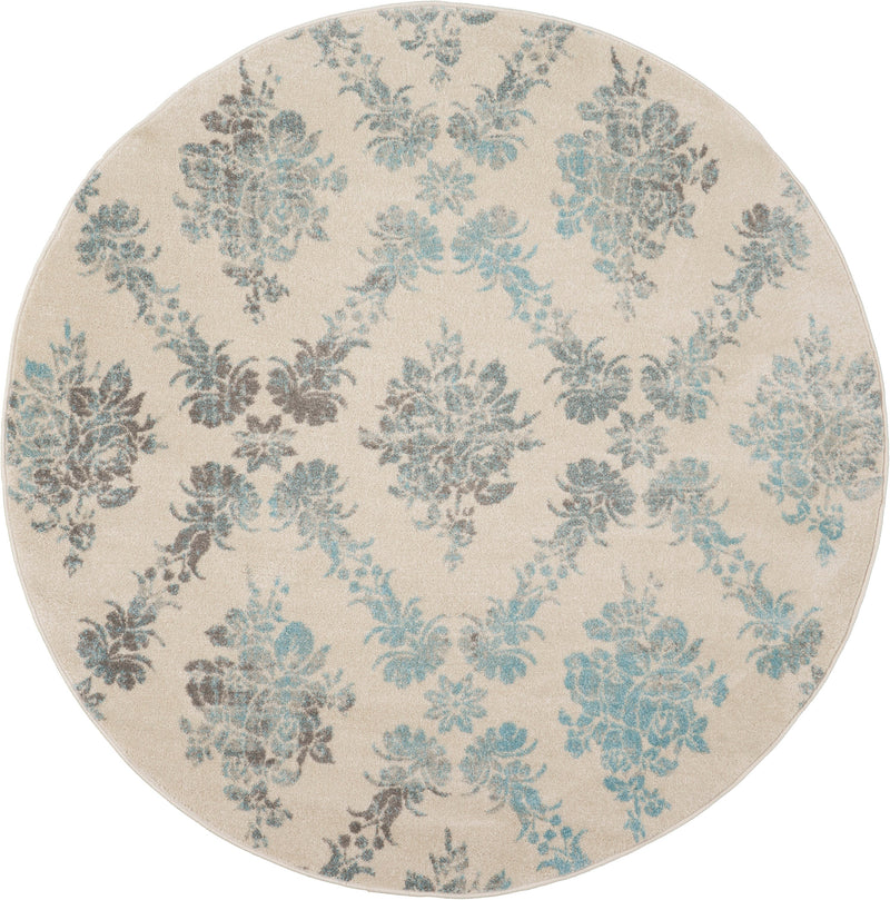 media image for tranquil ivory turquoise rug by nourison nsn 099446399335 2 296