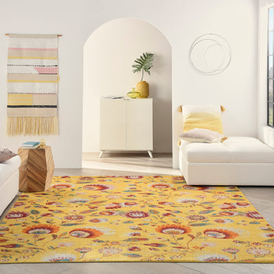 product image for allur yellow multicolor rug by nourison 99446839121 redo 6 95