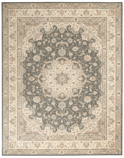 product image for living treasures grey ivory rug by nourison nsn 099446738141 1 64