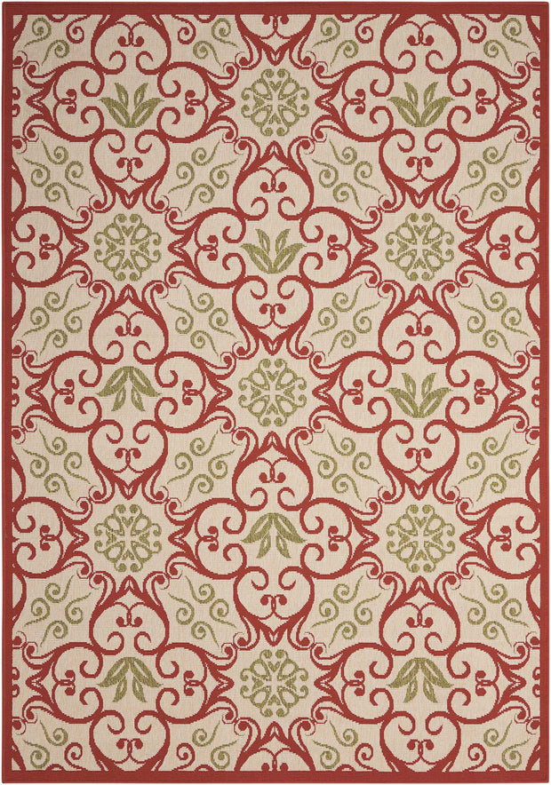 caribbean ivory rust rug by nourison nsn 099446239334 1