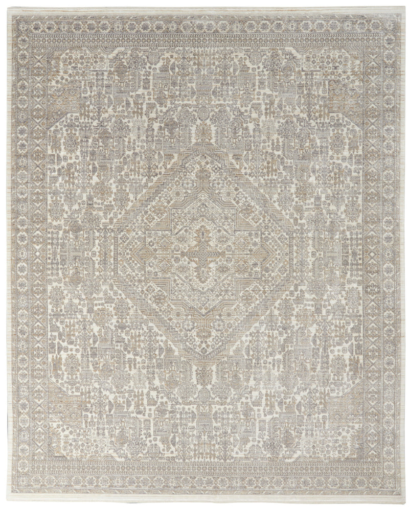 media image for lustrous weave ivory beige rug by nourison 99446751867 redo 1 231