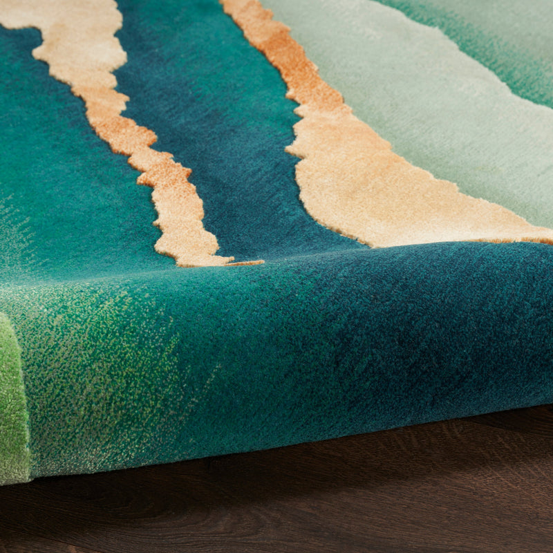 media image for prismatic handmade emerald rug by nourison 99446090850 redo 2 291