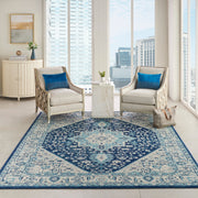 tranquil ivory navy rug by nourison 99446485243 redo 5