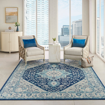 product image for tranquil ivory navy rug by nourison 99446485243 redo 5 24