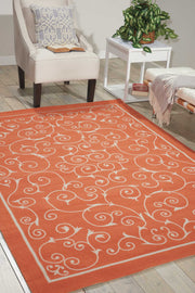 home garden orange rug by nourison nsn 099446112132 9